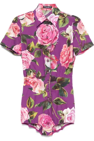 Dolce & Gabbana Jumpsuit con estampado floral