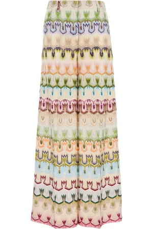 Missoni Pantalones palazzo bordados