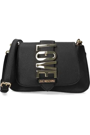 Moschino Bolsa crossbody con letras del logo