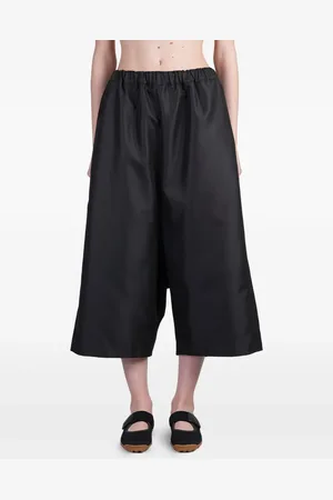 Comme des Garçons Pantalones capri con bolsillos