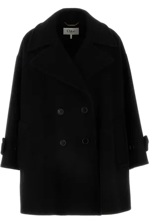Chloé Abrigo oversize con doble botonadura