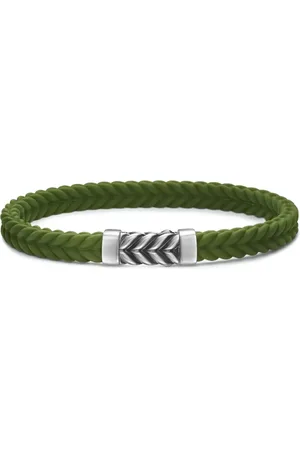 David Yurman Pulsera Chevron en plata de ley de 6mm