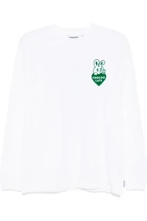 Chocoolate Playera con estampado gráfico de conejo