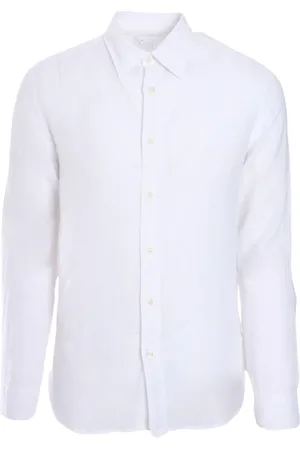 120% Lino Camisa con botones