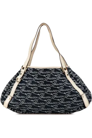Gucci Tote 85th Anniversary en lona con logo Abbey y D Ring 2000-2015