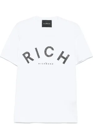 John Richmond Playera con logo y detalles