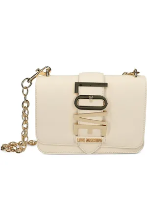 Moschino Bolsa crossbody con letras del logo