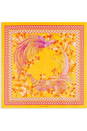 Salvatore Ferragamo Animal-print silk scarf