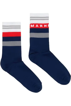 Marni Calcetines con apliques del logo
