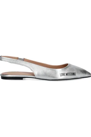 Moschino Flats con logo estampado