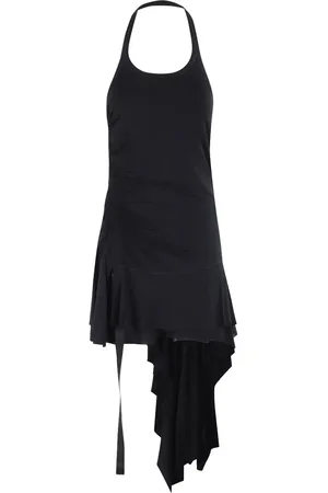 Helmut Lang Vestido corto con diseño asimétrico