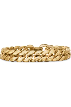 David Yurman Pulsera Curb Chain en oro amarillo de 18kt de 11.5mm