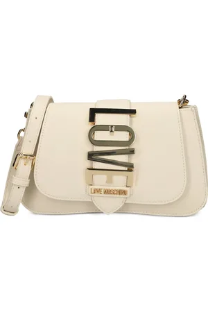 Moschino Bolsa crossbody con letras del logo