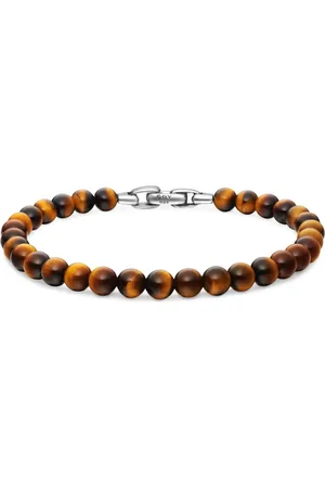 David Yurman Pulsera Spiritual Beads en plata de ley de 6mm