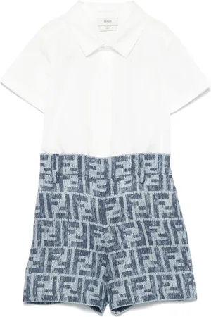 Fendi Set de shorts con logo FF en jacquard