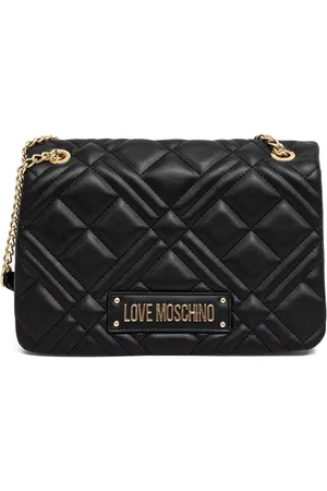 Moschino Bolsa crossbody con parche del logo