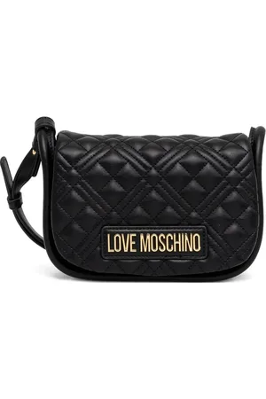 Moschino Bolsa crossbody con letras del logo