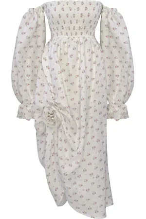 Sleeper Vestido midi con hombros descubiertos