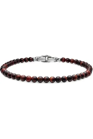 David Yurman Pulsera Spiritual Beads en plata de ley de 4mm
