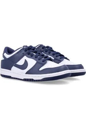 Nike Tenis Dunk Low "White/Midnight Navy"
