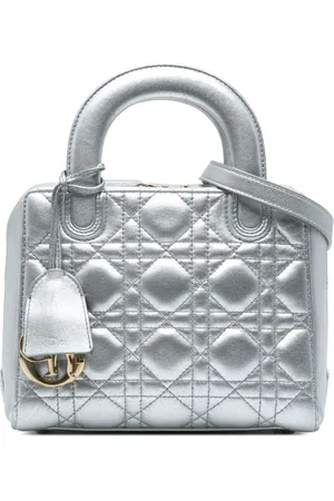 Dior Bolsa satchel Metallic Lambskin Cannage Lily Tote 2016