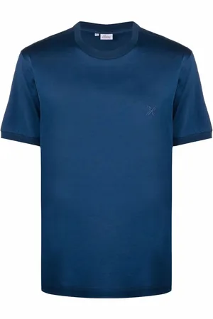 BRIONI Playera con bordado floral