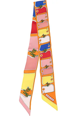 Hermès 20th Century Camails Silk Twilly Scarf scarves