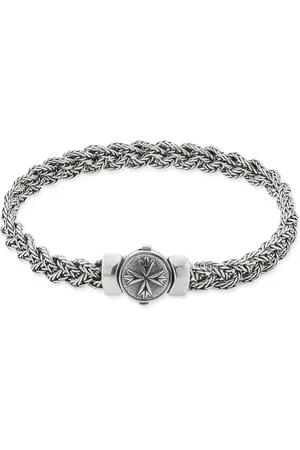 EMANUELE BICOCCHI Pulsera de cadena trenzada