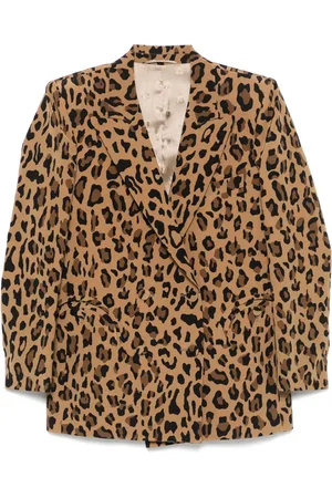 Blazé Milano Blazer con estampado de leopardo