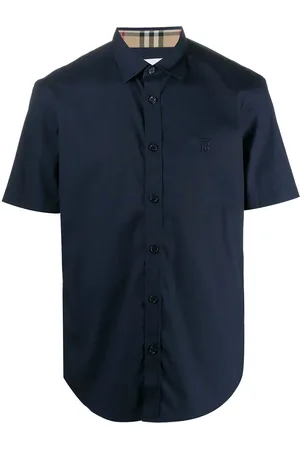 Burberry Camisa con monograma TB bordado