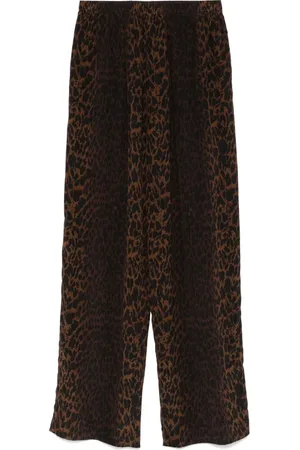 Balenciaga Pantalones con estampado de leopardo