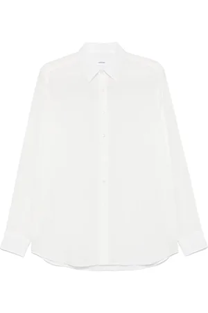 LARDINI Camisa con cuello de pico