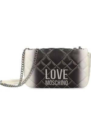 Moschino Bolsa crossbody con letras del logo