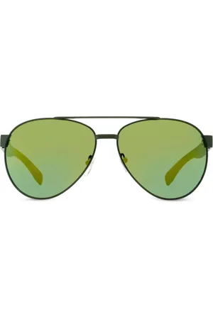 Lacoste Lentes de sol estilo piloto