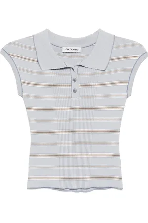 Low Classic Top tejido manga corta con motivo de rayas