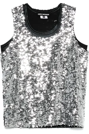 JUNYA WATANABE Top con detalles de lentejuelas