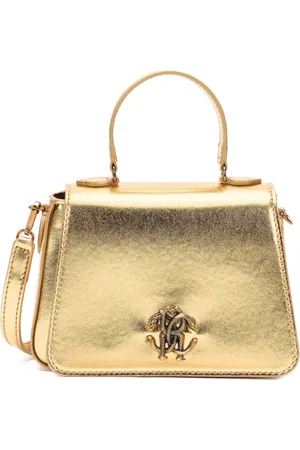 Roberto Cavalli Tote con placa del logo