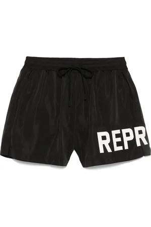 Represent Shorts de playa con logo estampado