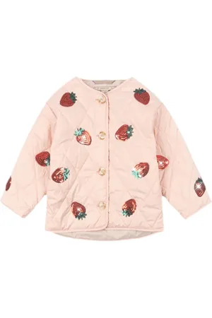 Konges Sløjd Chamarra con fresas estampadas