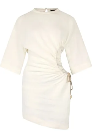 Roberto Cavalli Vestido corto de lino