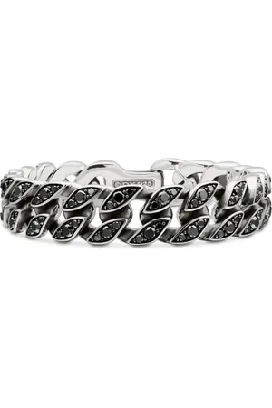 David Yurman Pulsera Curb Chain en plata de ley de 14.5mm