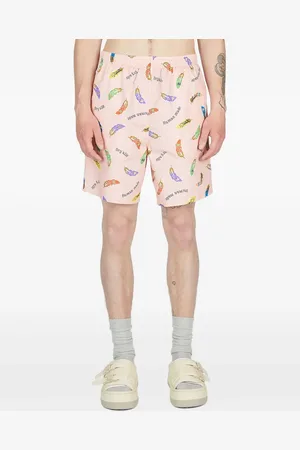 HUMAN MADE Shorts con plumas