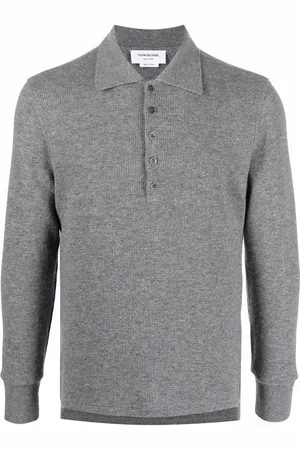 Thom Browne Playera tipo polo manga larga