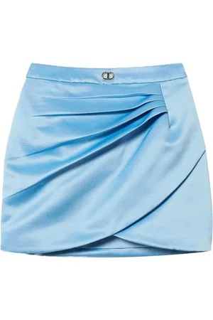 Twin-Set Falda corta con diseño plisado
