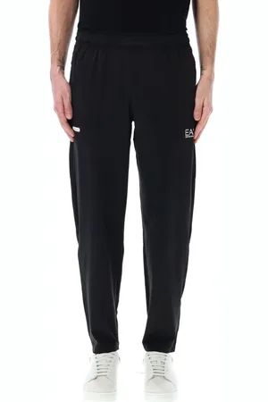 EA7 Logo print track pants