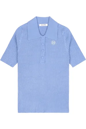 Sporty & Rich Playera tipo polo con parche del logo