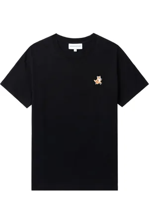 Maison Kitsuné Playera con parche del logo