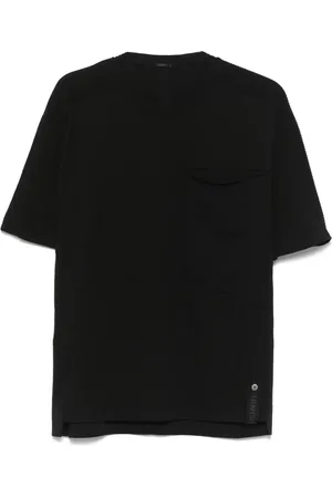 TRANSIT Playera con cuello tejido