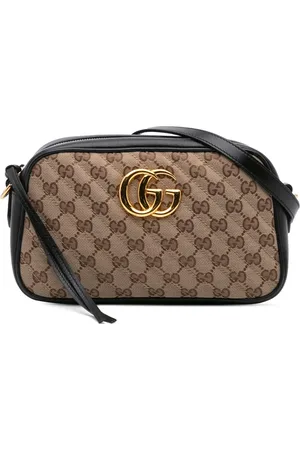 Gucci Bolsa crossbody GG Marmont Matelasse pequeña de lona 2016-presente