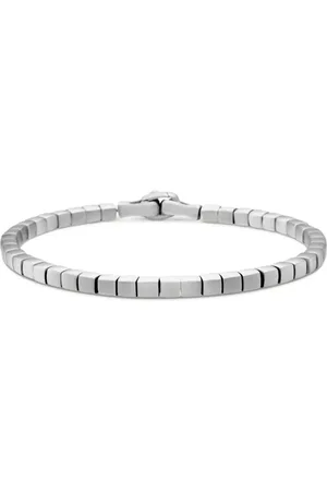 David Yurman Pulsera Spiritual Beads Cushion en plata de ley de 4mm